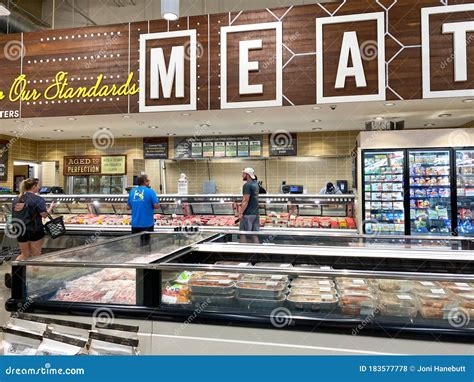 The Meat Counter At A Whole Foods Market Editorial Stock Photo Image
