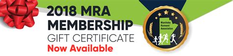 Mra Membership T Certificate Manitoba Runners Association