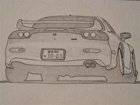 Mazda Rx Fd Cars Cool Car Drawings Mini Drawings Car Drawings
