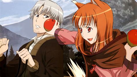1600x1200 Resolution Two Anime Characters Anime Spice And Wolf Holo Lawrence Craft Hd