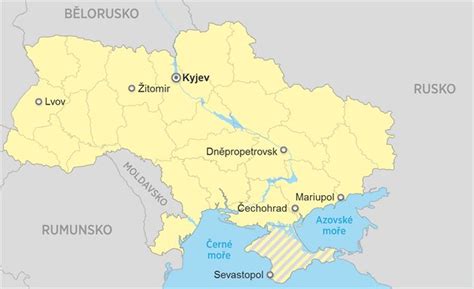 Fotogalerie Mapa Ukrajiny
