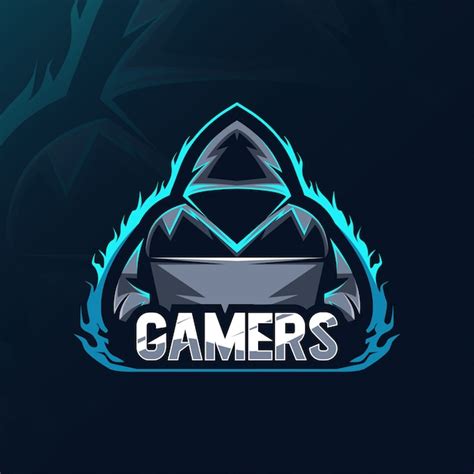 Gamers Mascot Logo Premium Vector