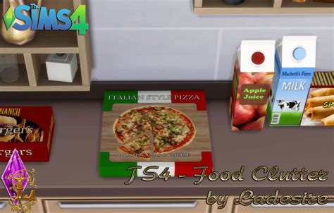 Ladesires Creative Corner Ts4 Food Clutter By Ladesire