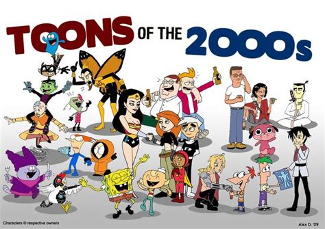 Toons Of The 2000s Top 25 By Doodley On Deviantart Anime Vs Cartoon Cartoon Crossovers Old