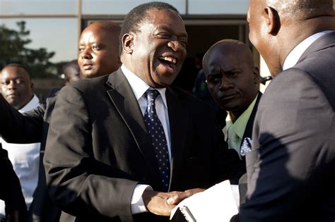 Zimbabwe Leader Picks Hard Liner As Vice President The New York Times