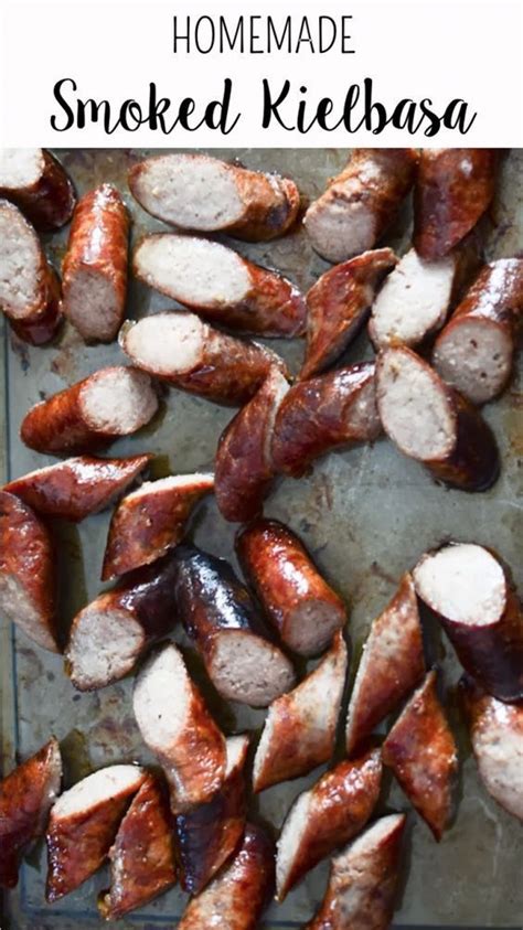 Pin it to your breakfast board! Homemade Smoked Kielbasa | Recipe (With images) | Smoked ...