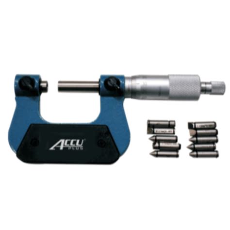 Buy Accuplus STM 25 - 0 to 25 mm Screw Thread Micrometer with Measuring Tip Online at Best ...