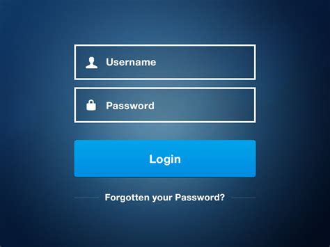 Simple Login Form Psd Free Download