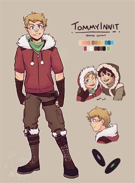 My Take On A Design For Tommys Character Post Disc Saga Tommyinnit