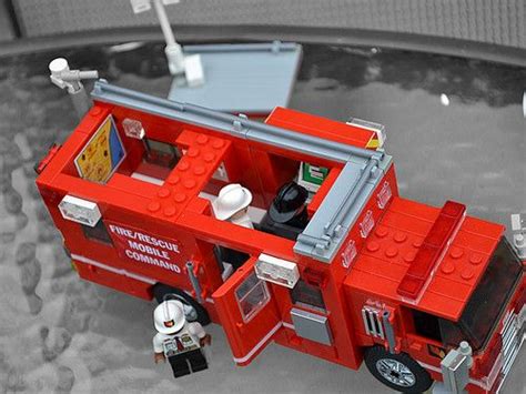 Lego Fire Department Incident Command Lego Fire Lego City Fire Truck