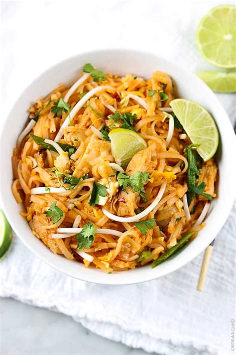 This is a great first time pad thai recipe. Chicken Pad Thai | Creme De La Crumb
