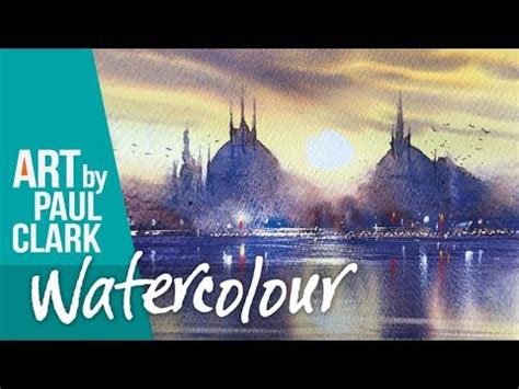 A step by step tutorial in watercolour by Paul Clark - A scene in