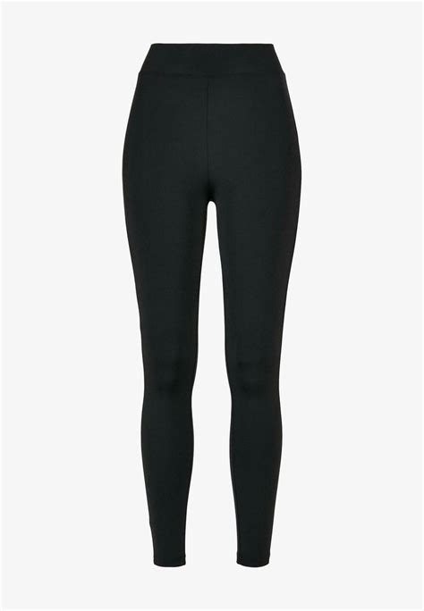urban classics ladies high waist tech leggings collants black noir zalando fr