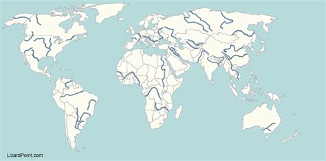 Major Rivers Of The World Quiz By 5amlad