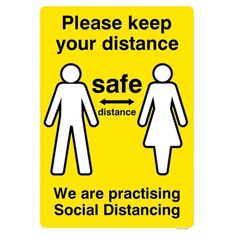 Please Keep Your Distance We Are Practising Safe Distance