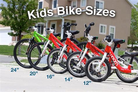 Kids Pedal Bikes Comparison Charts For All Kids Bike Sizes