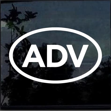 Advadventure Dual Sport Touring Window Decal Sticker Custom Sticker Shop