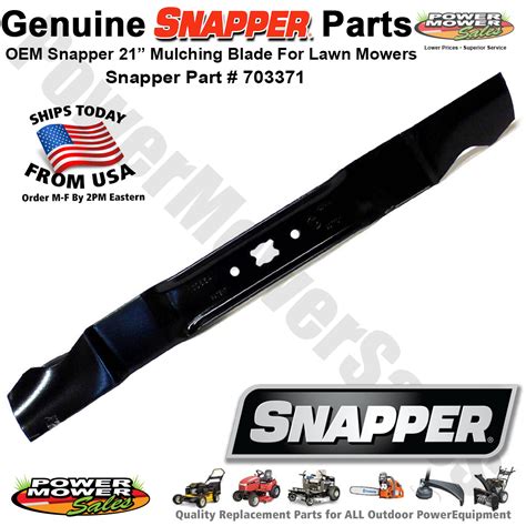 Snapper Mulching Blade 21 For 1696607 2691561 7800923 And More Mowers