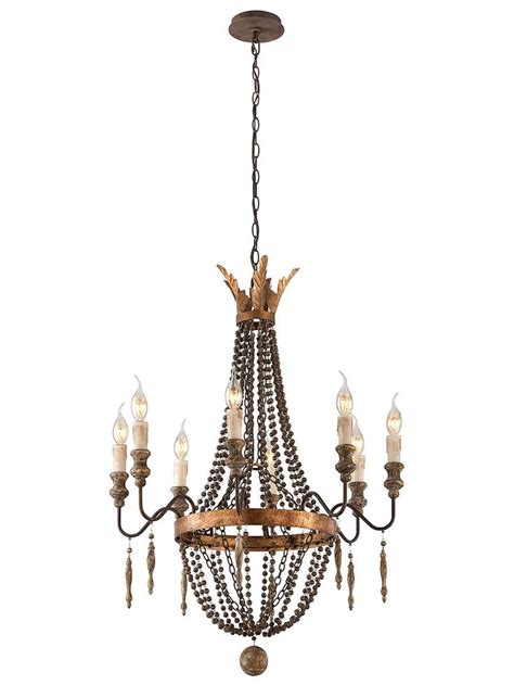 Delacroix Collection 8 Light Chandelier In French Bronze House Of