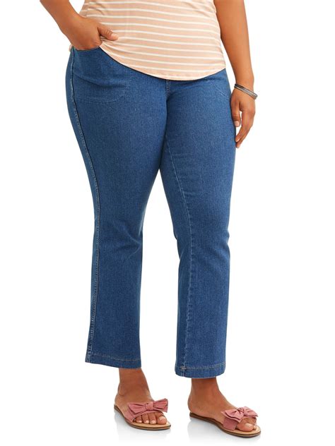 Just My Size Just My Size Plus Size 4 Pocket Stretch Bootcut Jeans
