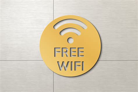 Free Wi Fi 3d Sign Wi Fi Zone Wifi Hot Spot Sign Hotel Etsy