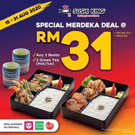 Sushi king ramadhan buffet promo terms & conditions. Sushi King Bento and Green Teas For Only RM31 Merdeka Day ...