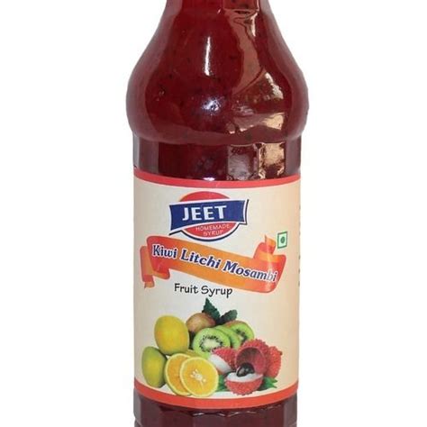 Jeet Litchi Kiwi Sweet Lime Fruit Syrup 700 Ml Pack Type Bottle Rs 205 Bottle Id