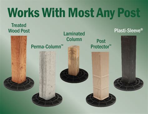 Footing Pad Composite Post Footing Pro Deck Supply Store