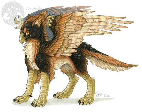 Gryphon Mythical Creatures Art Magical Creatures Fantasy Creatures