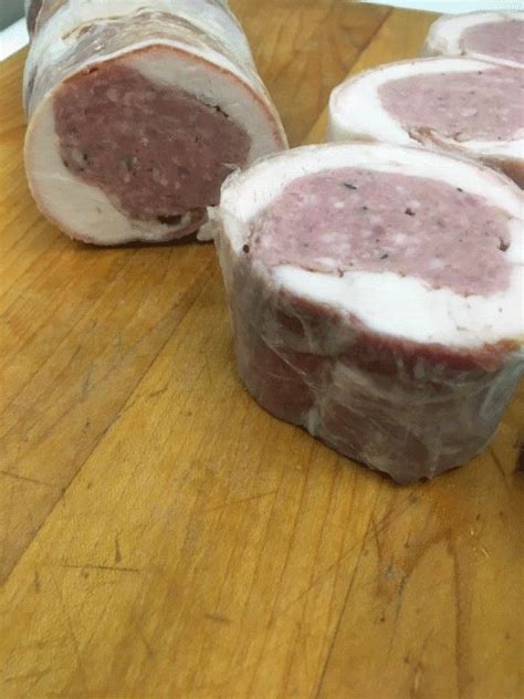 Turkey Roulade Gluten Free Sage And Onion Stuffing Wrapped In Parma Ham