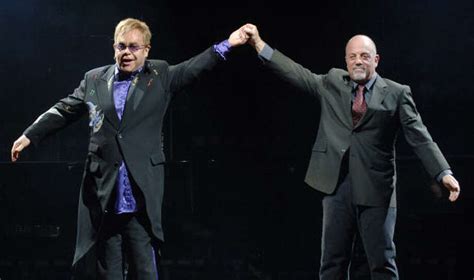 Elton John And Billy Joel Madmen Across The Piano Houston Chronicle