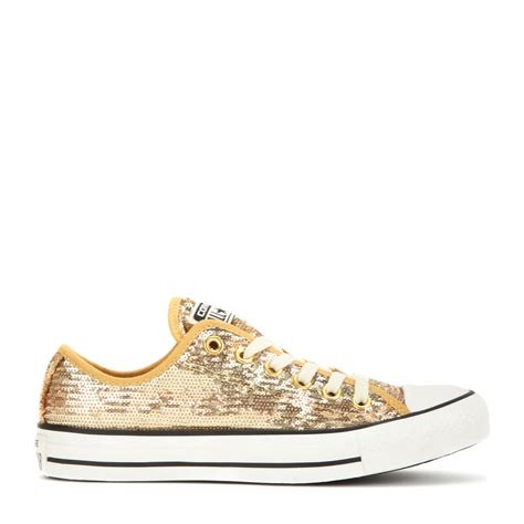Converse Chuck Taylor All Star Sequin Sneakers In Metallic Lyst