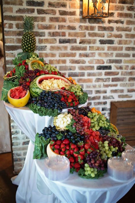 Fruit Cascade Fruit Display Wedding Fruit Displays Cheese Platters