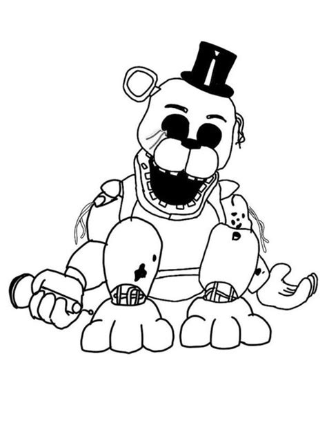 Free Printable Fnaf Coloring Pages To Print And Color