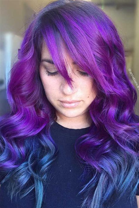 60 Fabulous Purple And Blue Hair Styles Hair Pictures