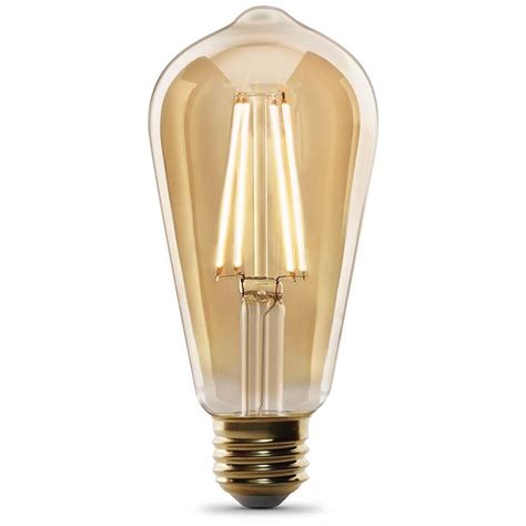 60w Equivalent 5w Led St19 Edison Filament Smart Bulb 88d32 Lamps Plus