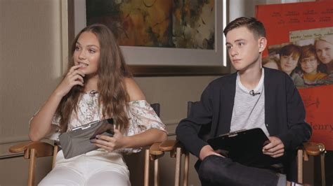 Maddie Ziegler Interviews The Press At The Book Of Henry Junket W