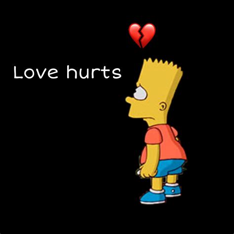 Bart Simpson Broken Heart Wallpapers Wallpaper Cave