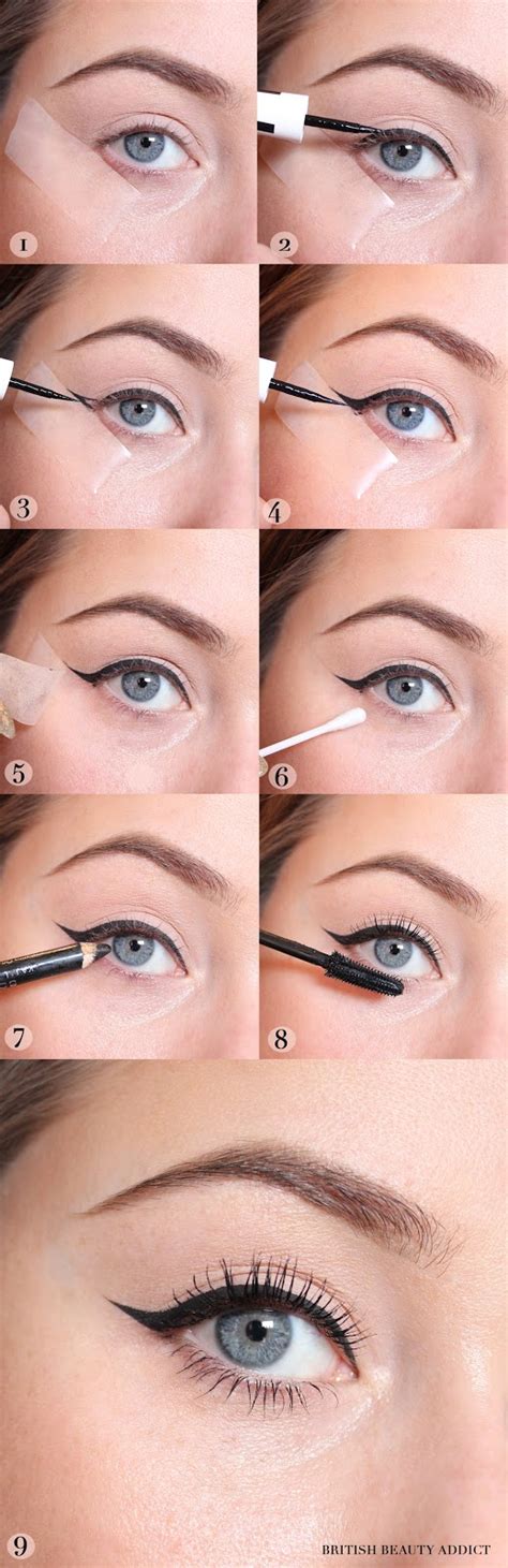 The Sticky Trick For Perfect Winged Eyeliner British Beauty Addict