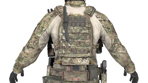 3d Model Military Tbas V5 Plate Carrier Vest Vr Ar Low Poly Cgtrader