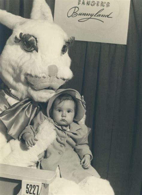 20 Terrifying Photos Of Children Posing With Creepy Easter Bunnies From