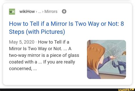mirrors q how to tell if a mirror is two way or not 8 steps with pictures how to tell if a