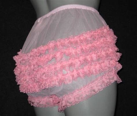 0sams Sissy Ruffle Rhumba Dance Tennis Panties Nylon Waist 35 Inches Ebay