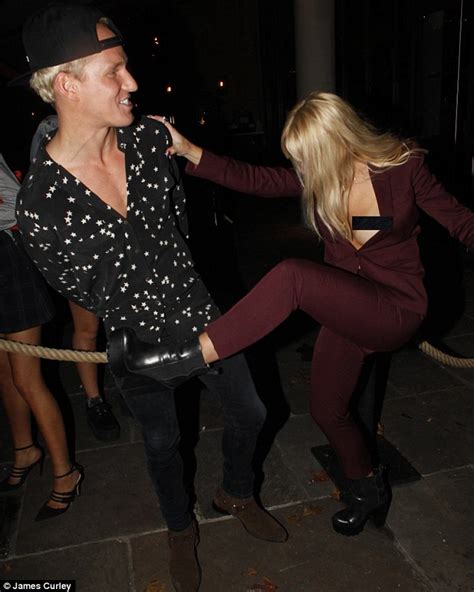 Jess Woodle Staggers Out Of Made In Chelsea Party With A Pint Of Booze In One Hand Daily Mail