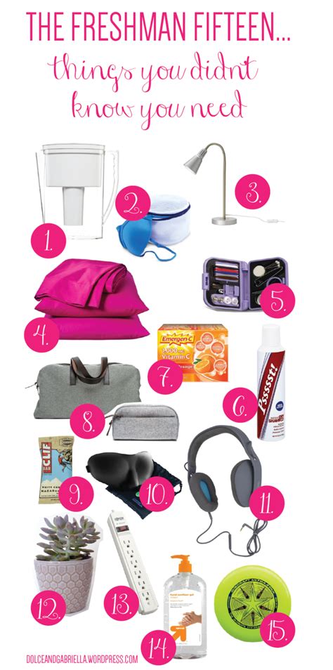 The Freshman Fifteenthings You Didnt Know Youll Need For College