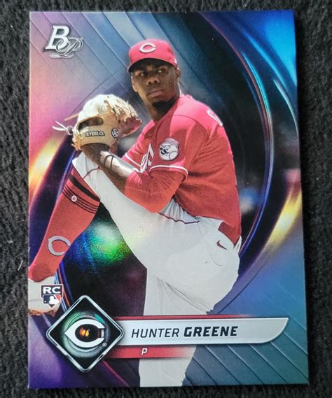 Hunter Greene Prices Rookie Bowman Platinum Baseball Cards