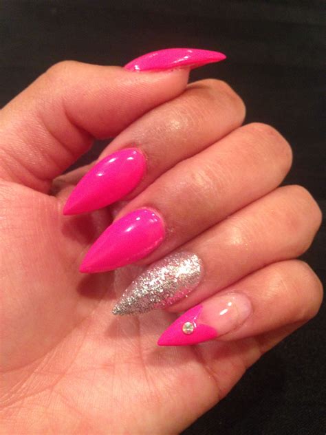 Pink Stilettos Fashion Nails Fire Nails Pretty Nails