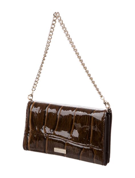 Kate Spade New York Patent Leather Clutch Handbags Wka53409 The