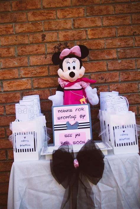 Minnie Mouse BOWtique Birthday Party Ideas Photo 22 Of 23 Minnie