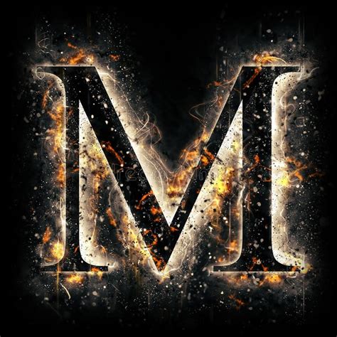 Find letter m stock photos and editorial news pictures from getty images. Fire letter M. For your design vector illustration | Background ...